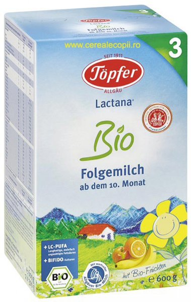 Lapte praf Topfer Lactana Bio 3,