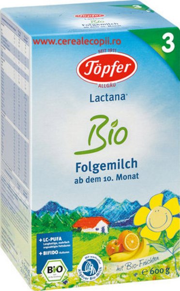 Lapte praf Topfer Lactana Bio 3,